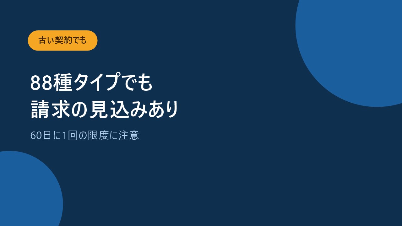 88種類タイプの保険でも内視鏡的大腸ポリープ粘膜切除術なら請求の見込みがあることを示すバナー画像