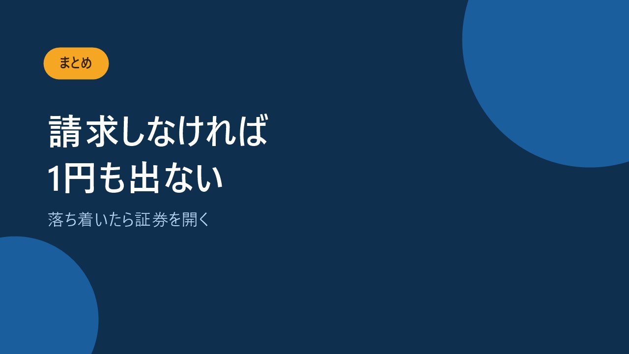 請求しなければ受け取れないので退院後に保険会社へ連絡することをすすめるバナー画像